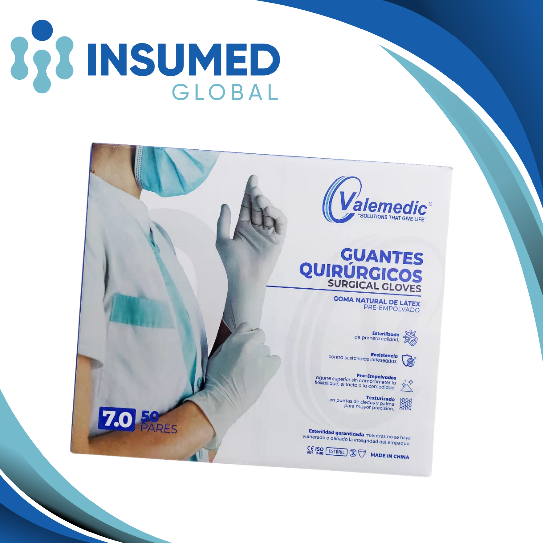 GUANTE QUIRURGICO NRO 7.0 VALEMEDIC