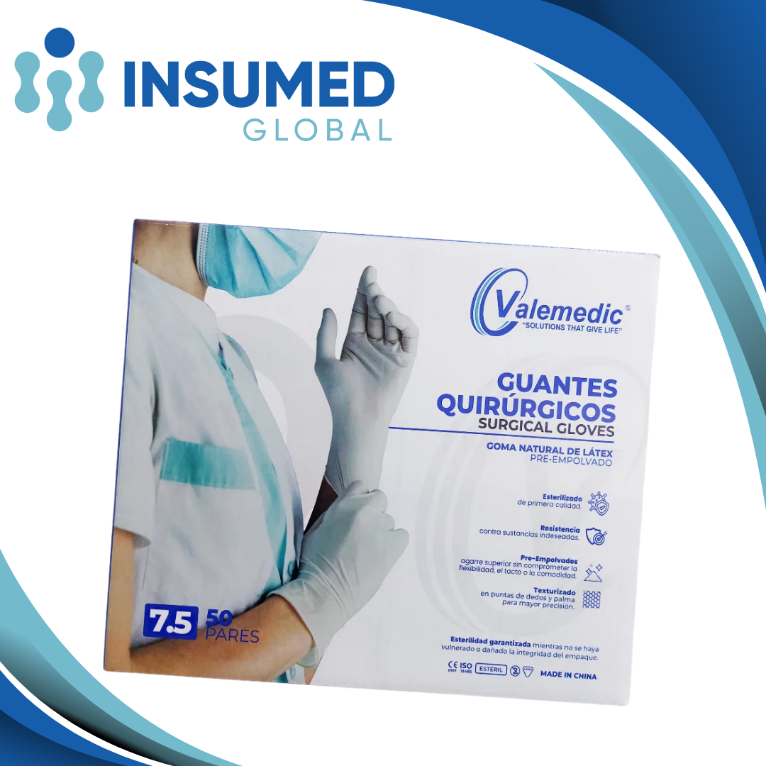 GUANTE QUIRURGICO NRO 7.5 VALEMEDIC