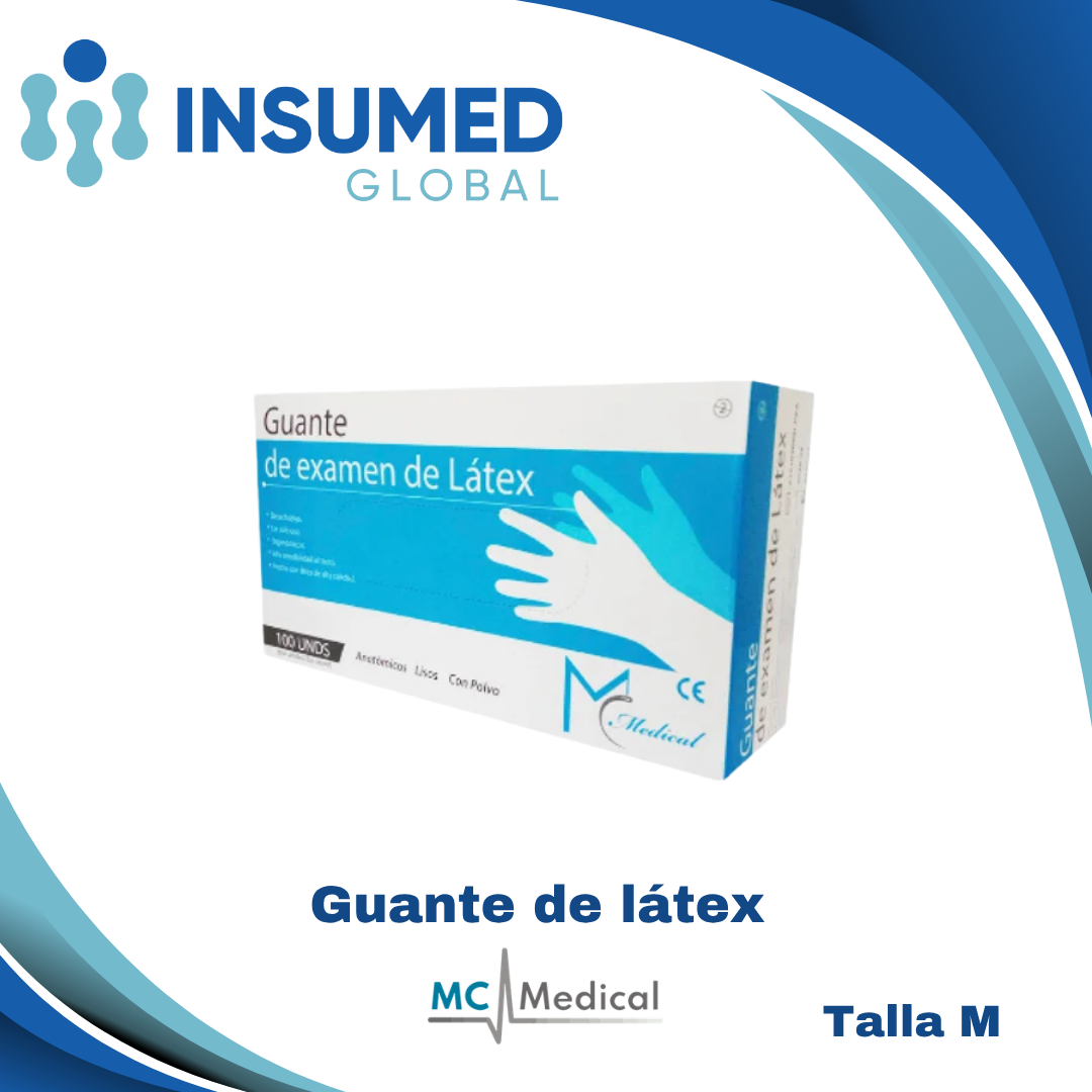 GUANTE DE LATEX TALLA M MC MEDICAL