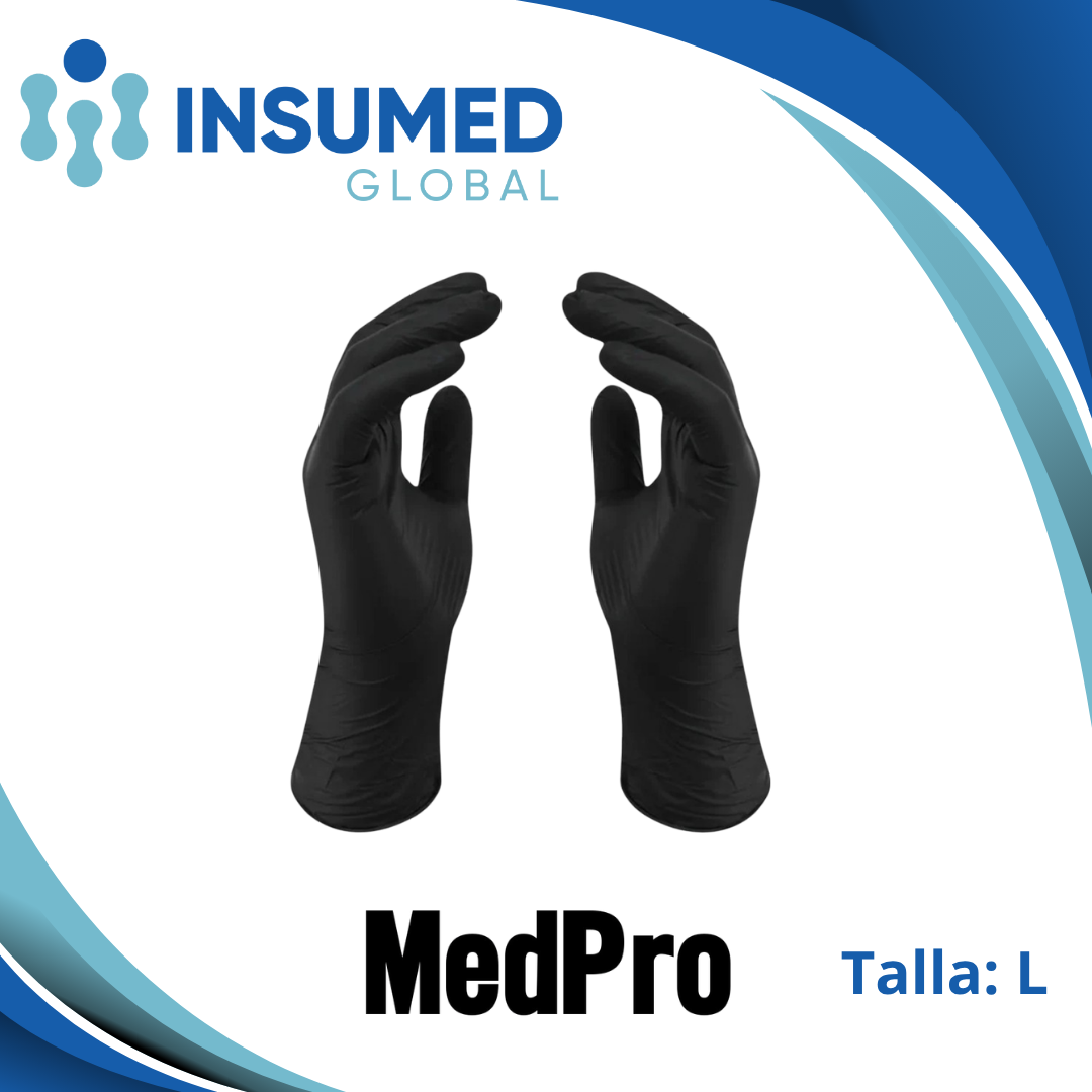 GUANTE DE NITRILO NEGRO TALLA L VALEMEDIC