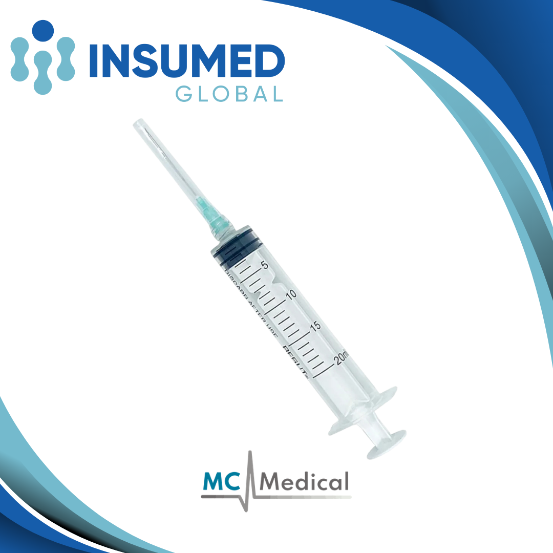 JERINGA 20ML C/A 21G*1 1/2 MC MEDICAL
