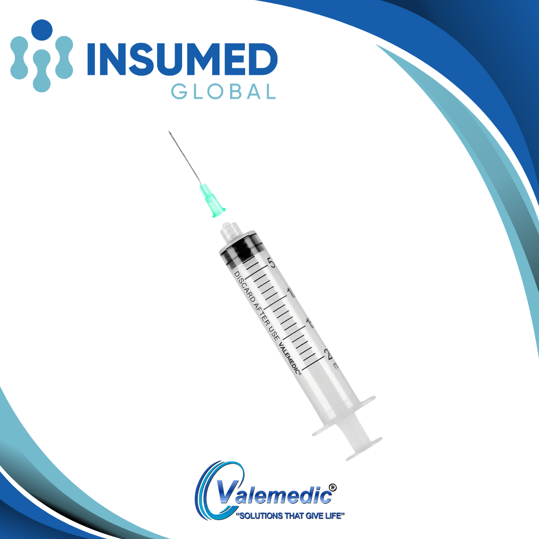 JERINGA 20ML C/A 21G*1 1/2 VALEMEDIC