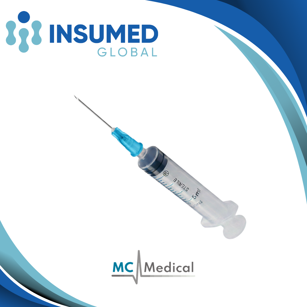JERINGA 5ML C/A 21G*1 1/2 MC MEDICAL