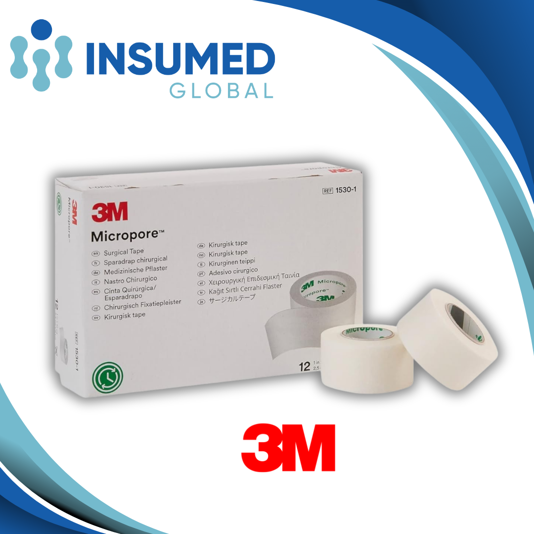 ADHESIVO MICROPORE COLOR BLANCO 1PUL