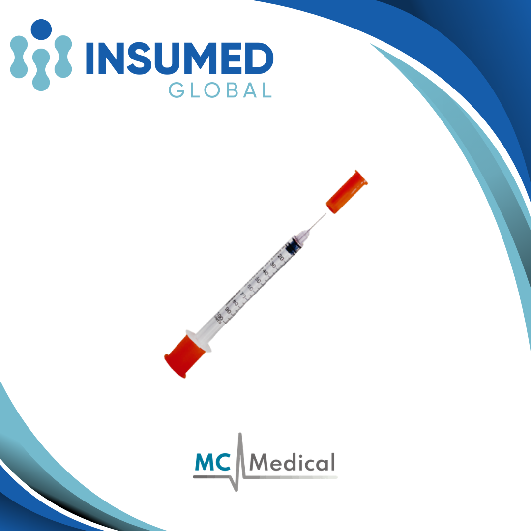 JERINGA INSULINA 1ML 30G*1/2  T/N MC MEDICAL