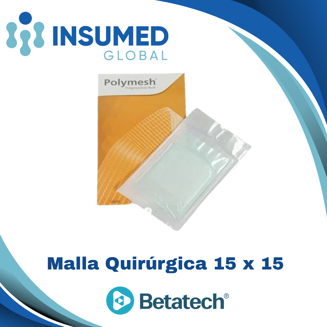 MALLA QUIRURGICA 15 X 15 CM