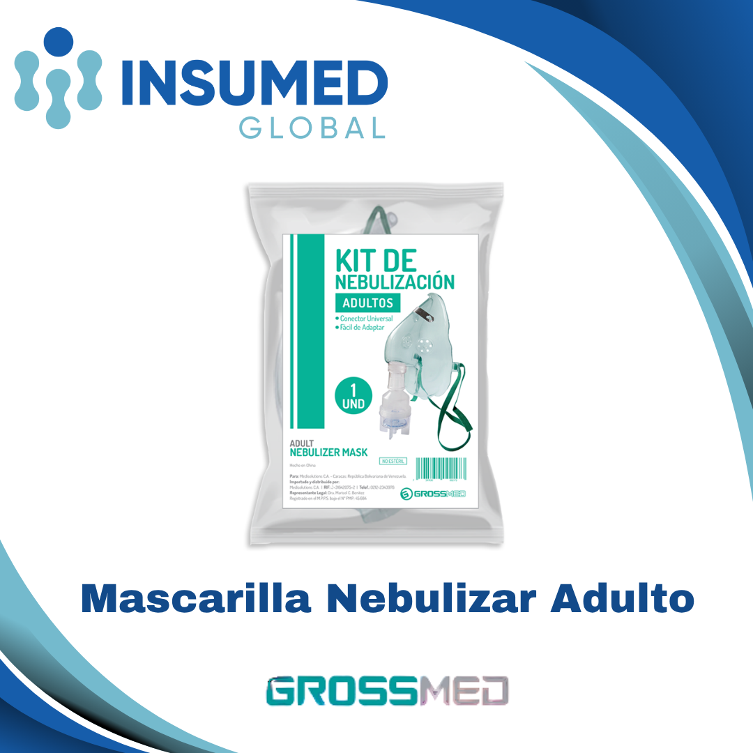 MASCARILLA DE NEBULIZAR ADULTO GROSSMED