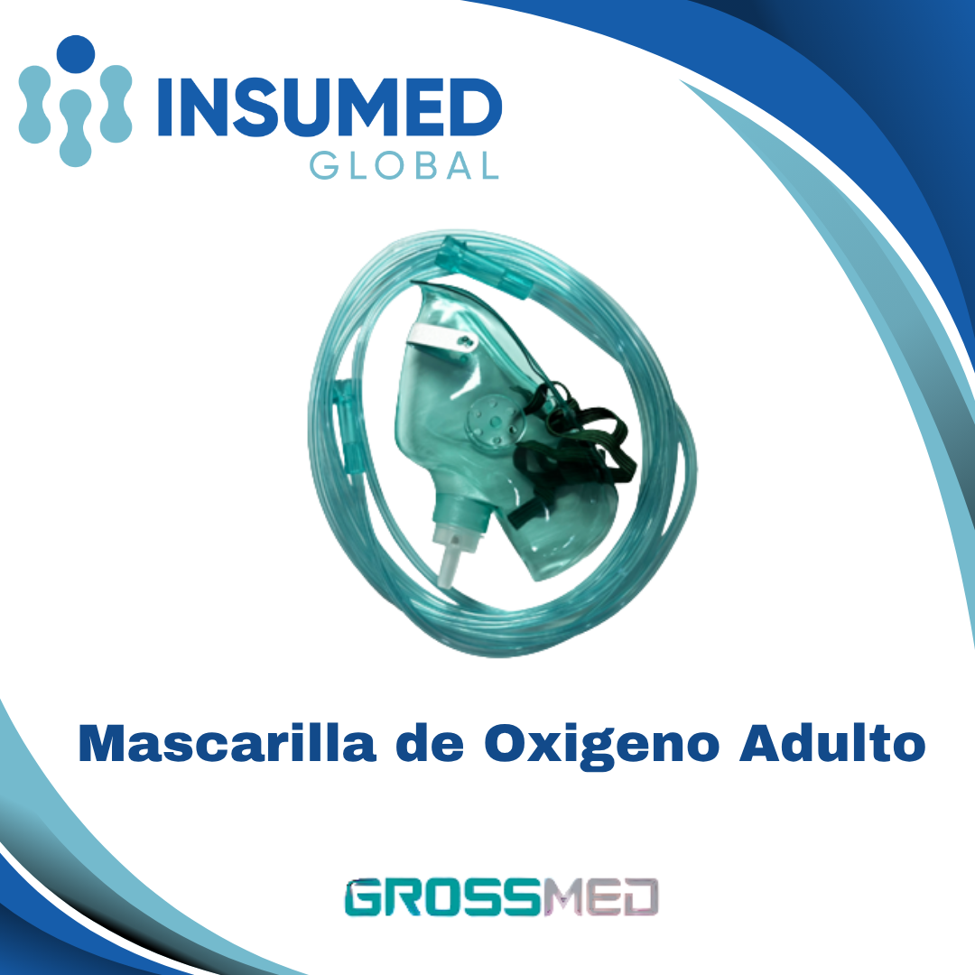 MASCARILLA DE OXIGENO ADULTO GROSSMED