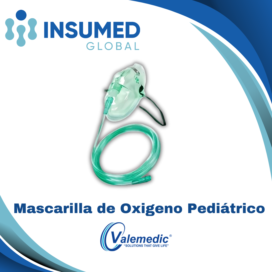 MASCARILLA DE OXIGENO PEDIATRICO VALEMEDIC