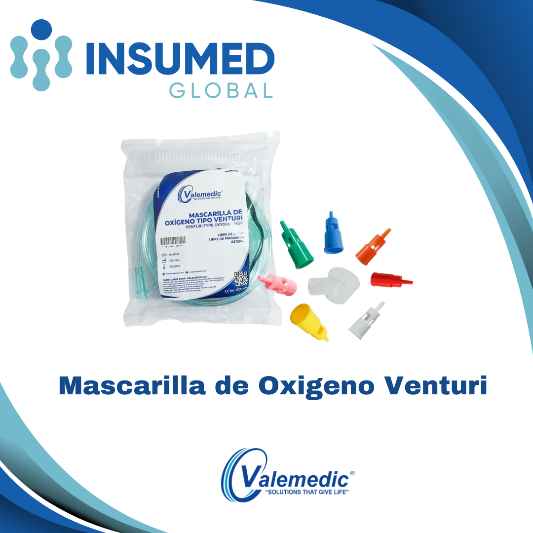 MASCARILLA DE OXIGENO VENTURI VALEMEDIC