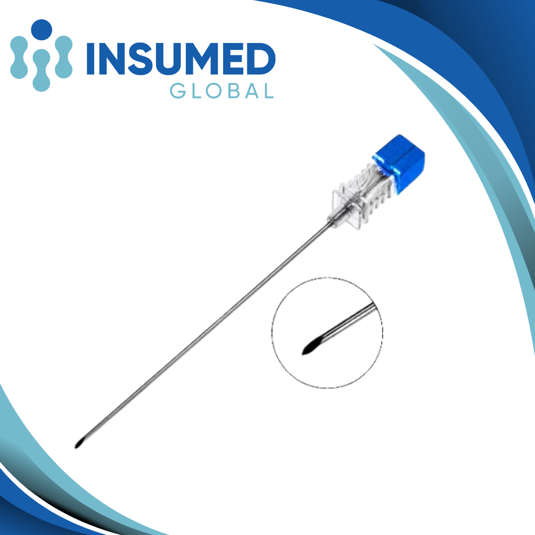 AGUJA ESPINAL BISELADA 23G X 90MM ECOMED