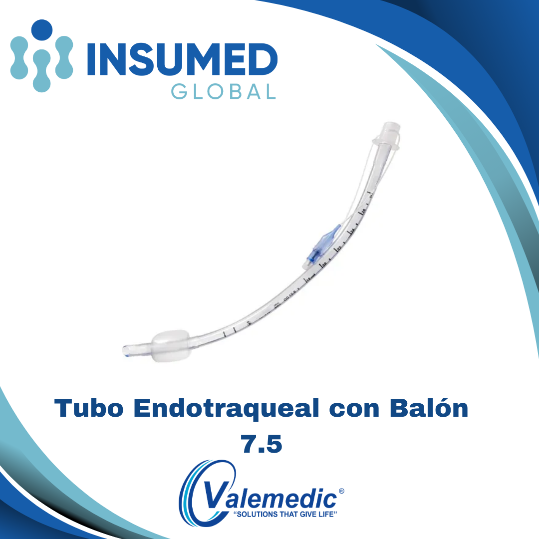 TUBO ENDOTRAQUEAL 7.5mm CON BALON VALEMEDIC
