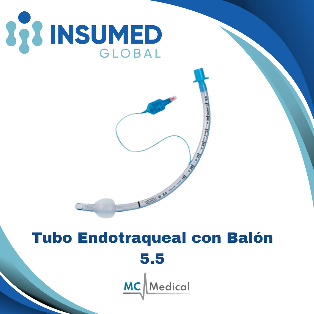 TUBO ENDOTRAQUEAL 5.5mm CON BALON MC MED