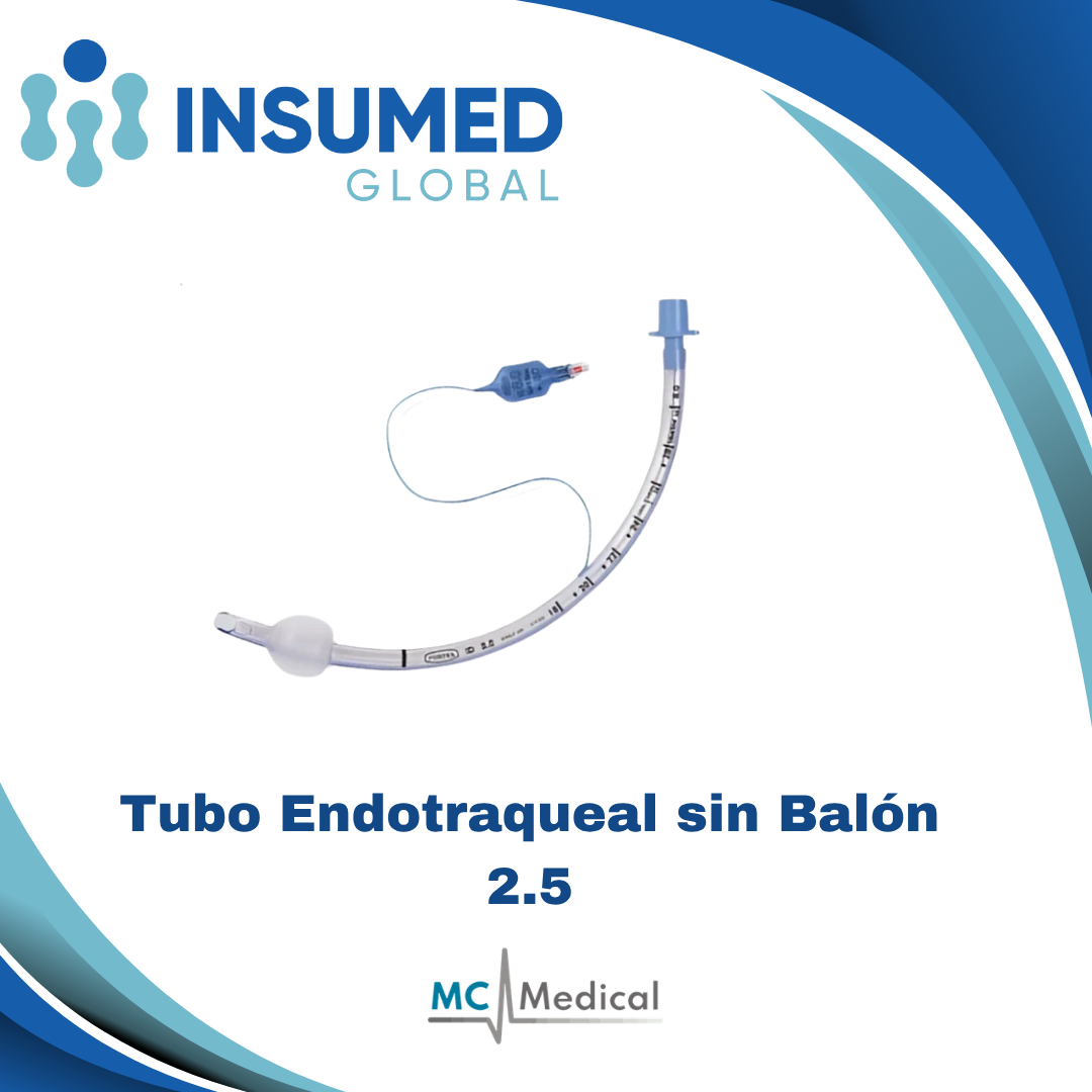 TUBO ENDOTRAQUEAL 2.5mm SIN BALON MC MED