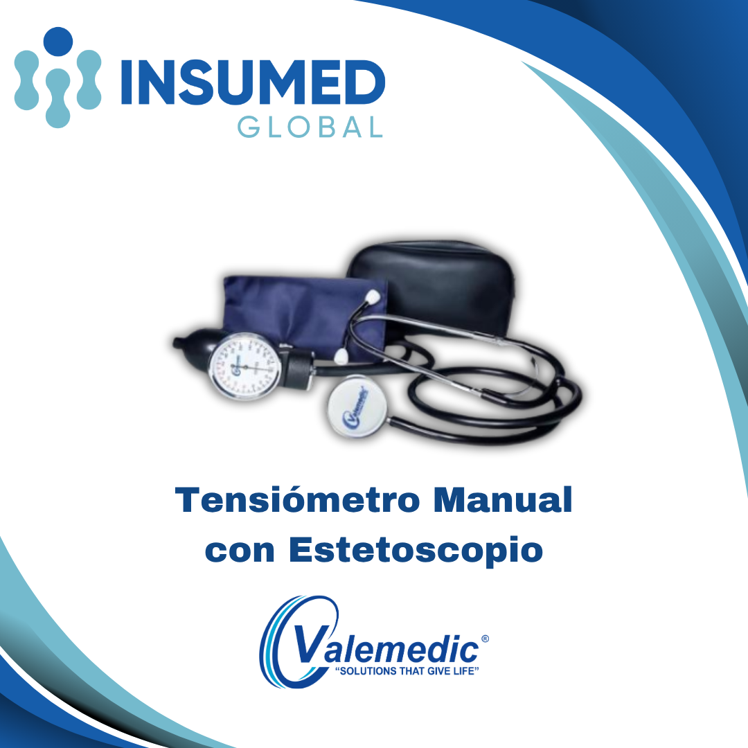 TENSIOMETRO MANUAL CON ESTETOSCOPIO VALEMEDIC