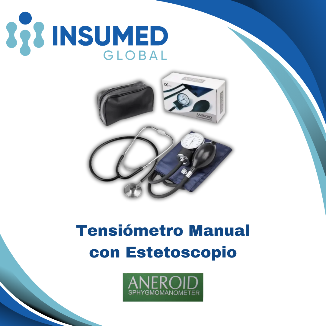 TENSIOMETRO MANUAL CON ESTETOSCOPIO ANEROID