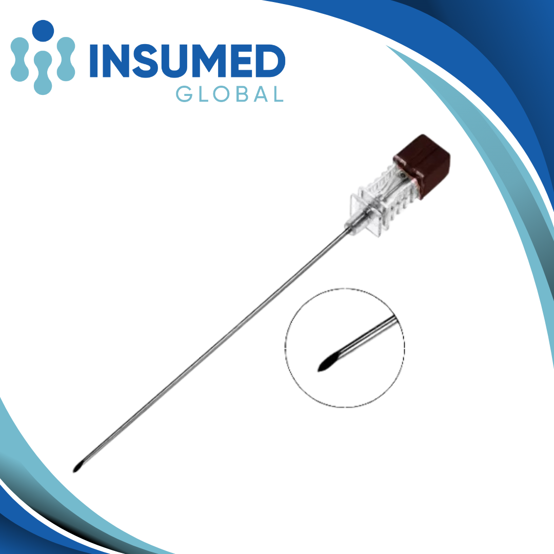 AGUJA ESPINAL BISELADA 26G X 90MM ECOMED