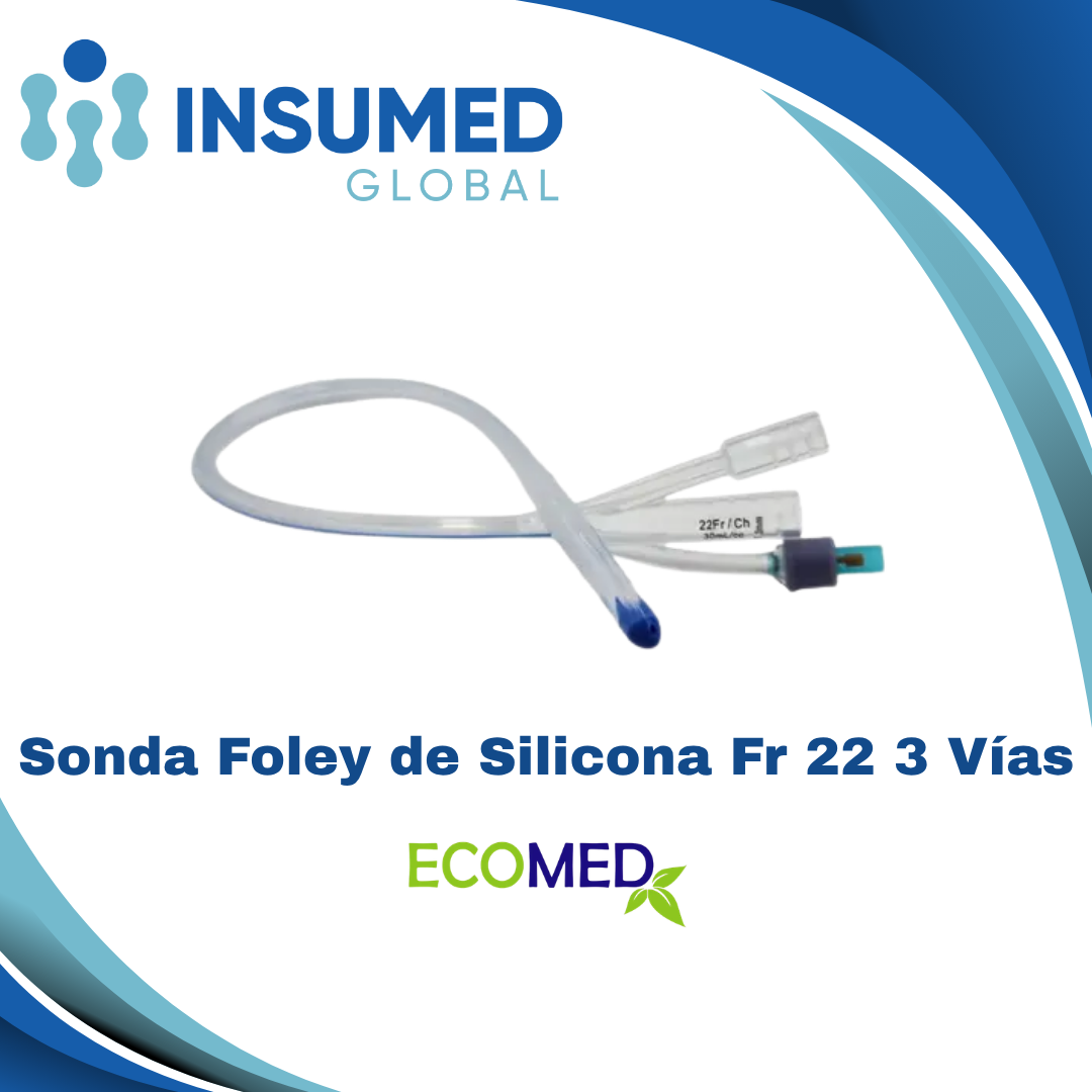 SONDA FOLEY FR 22 3 VIAS ECOMED