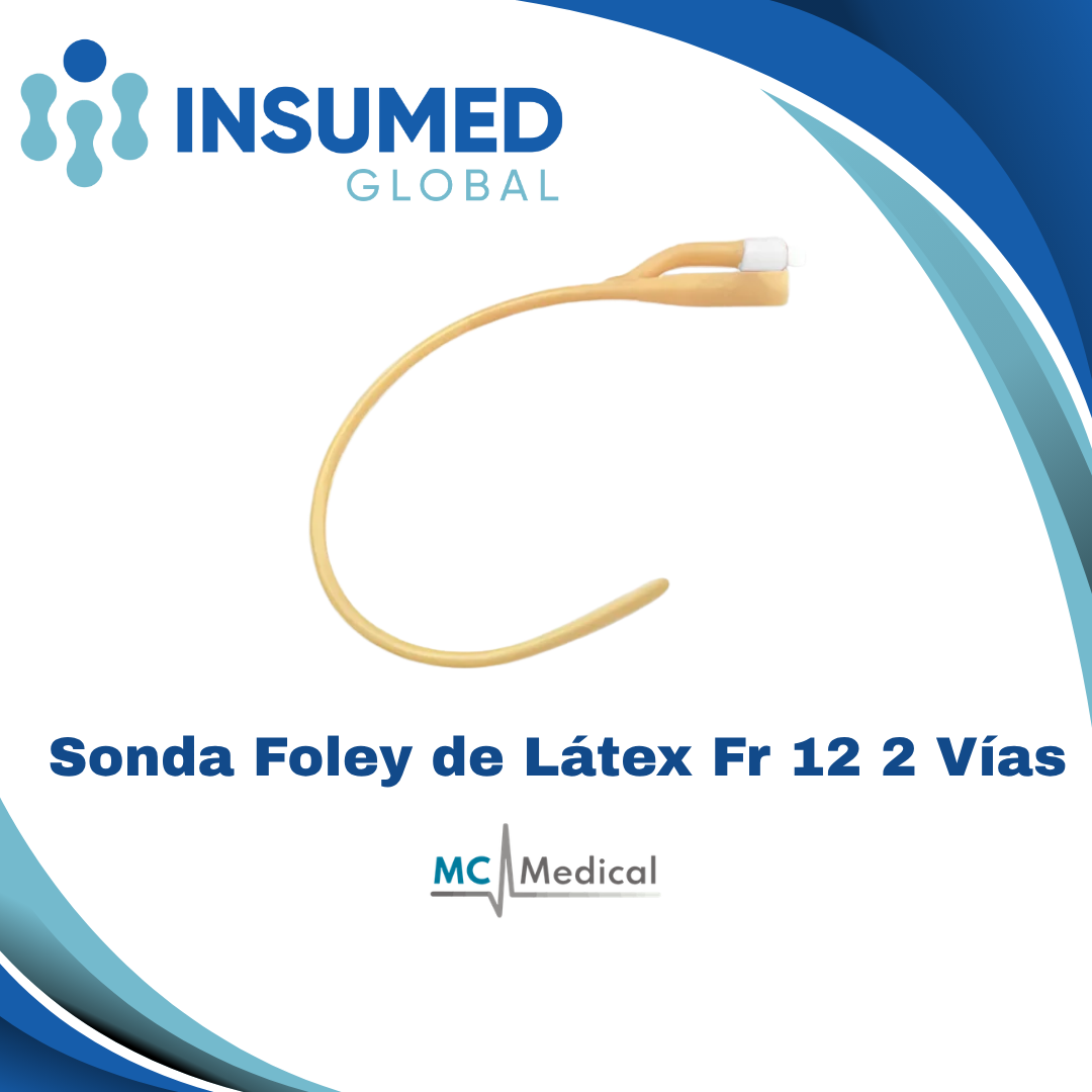 SONDA FOLEY FR 12 2 VIAS MC MEDICAL