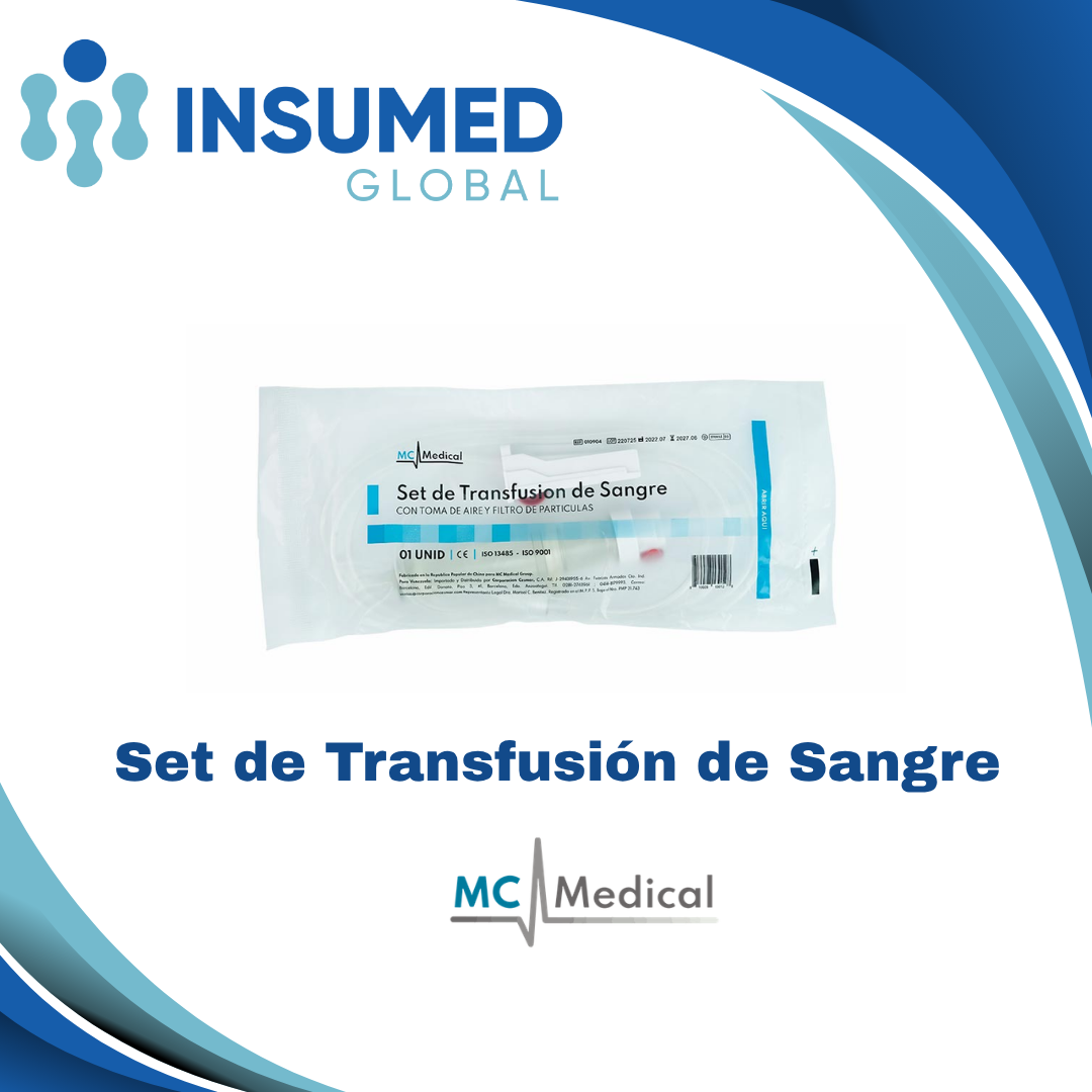 SET DE TRANSFUSION DE SANGRE MC MEDICAL