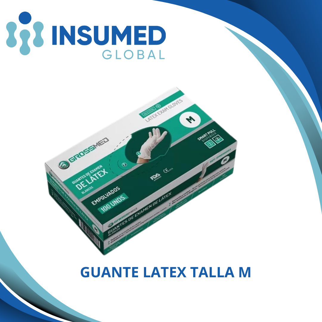 GUANTE DE LATEX TALLA M GROSSMED