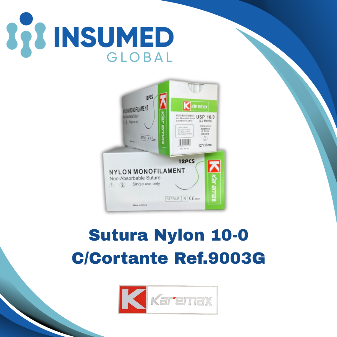 SUTURA NYLON 10-0 REF 9003G KAREMAX
