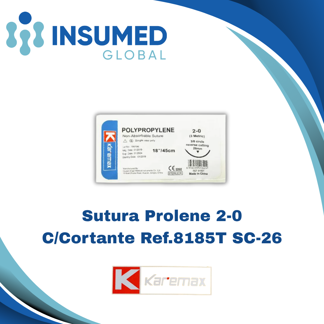 SUTURA PROLENE 2-0 REF 8185T KAREMAX