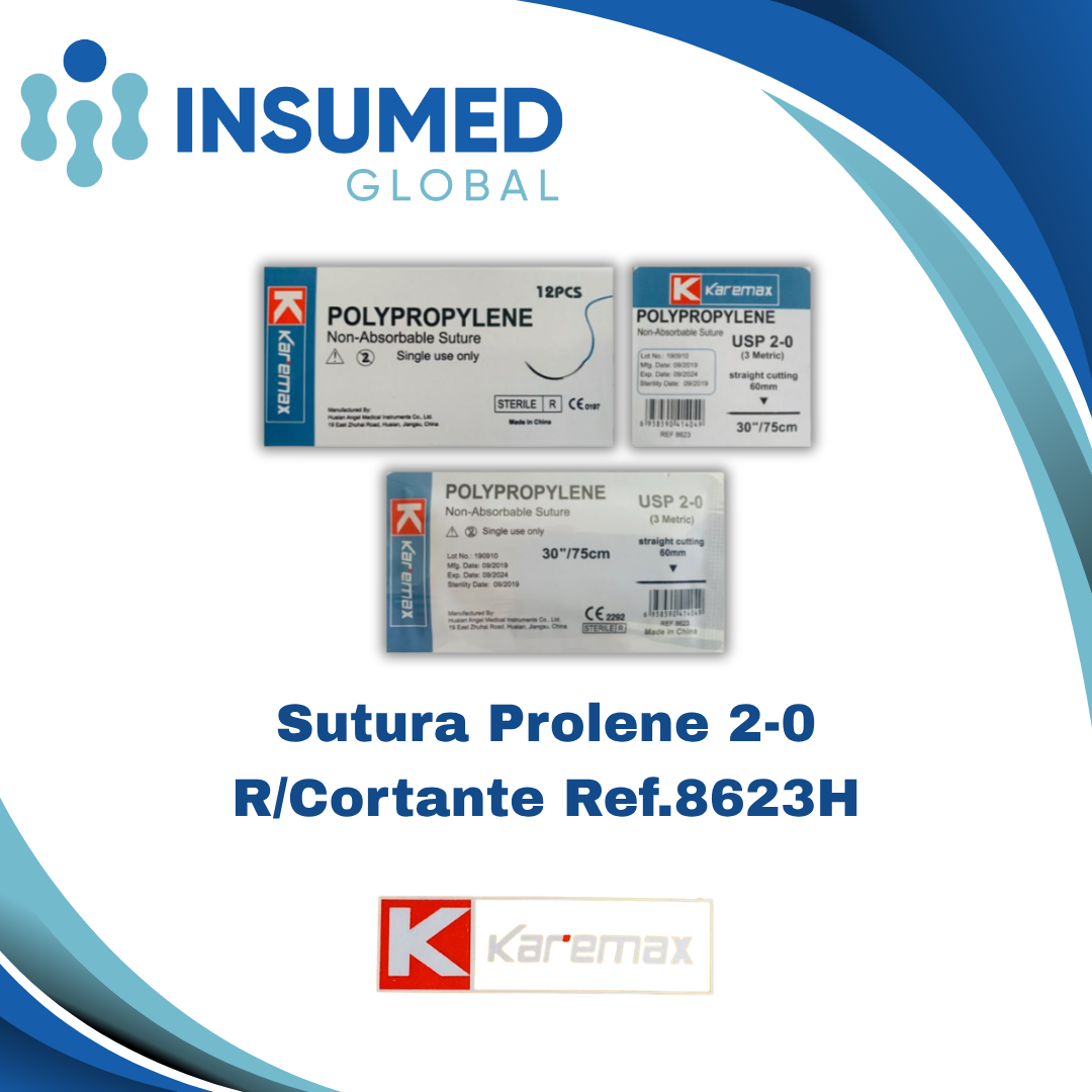 SUTURA PROLENE 2-0 REF 8623H KAREMAX