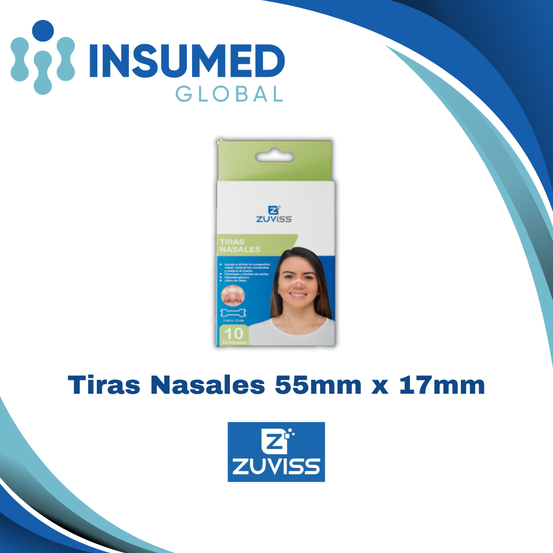 TIRAS NASALES 55mm x 17mm ZUVISS