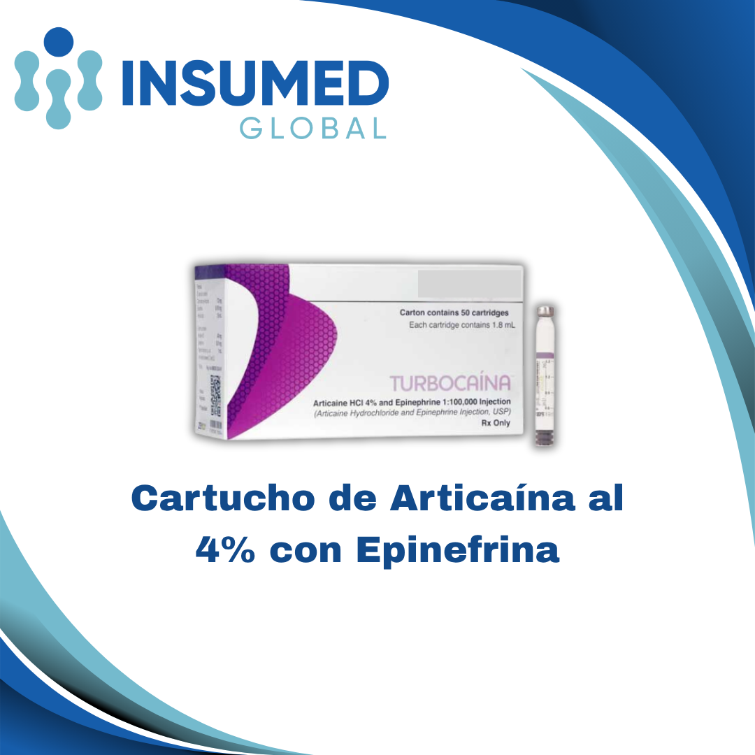 CARTUCHO DE ARTICAINA AL 4% CON EPINEFRINA