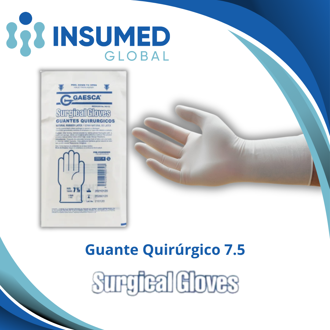 GUANTE QUIRURGICO NRO 7.5 SURGICAL GLOVES