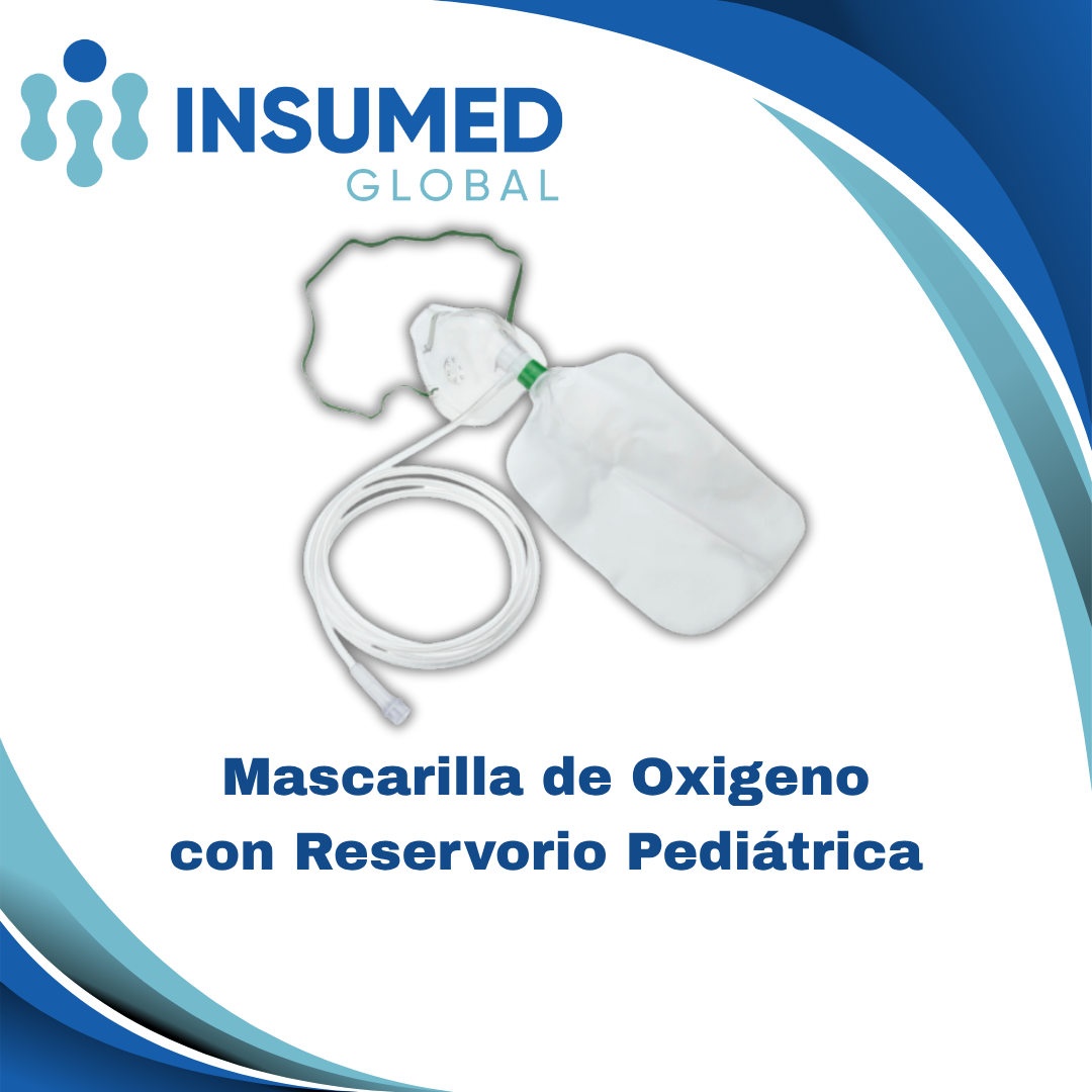 MASCARILLA DE OXIGENO CON RESERVORIO PEDIATRICA MC MEDICAL