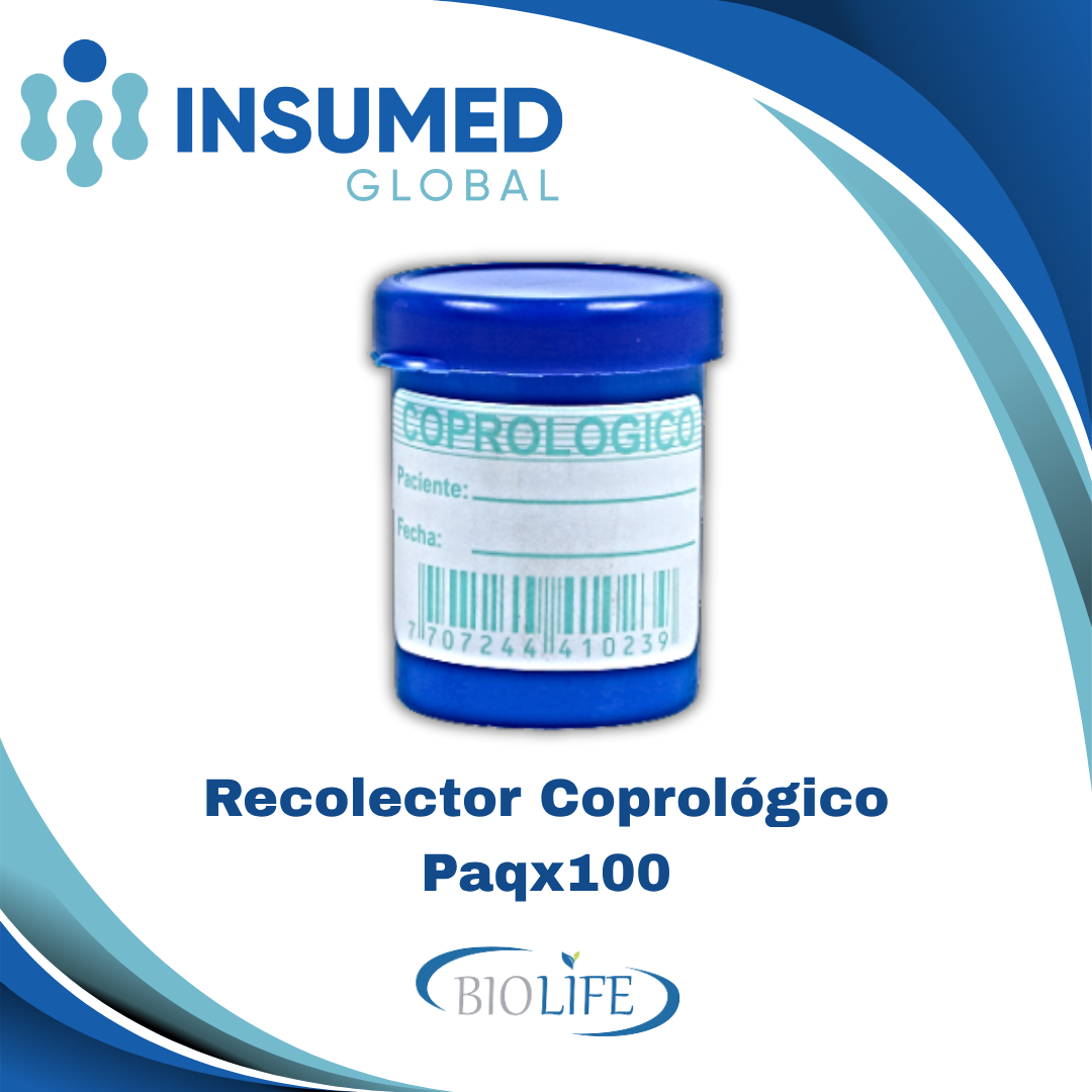 RECOLECTOR COPROLOGICO PAQX100 BIOLIFE