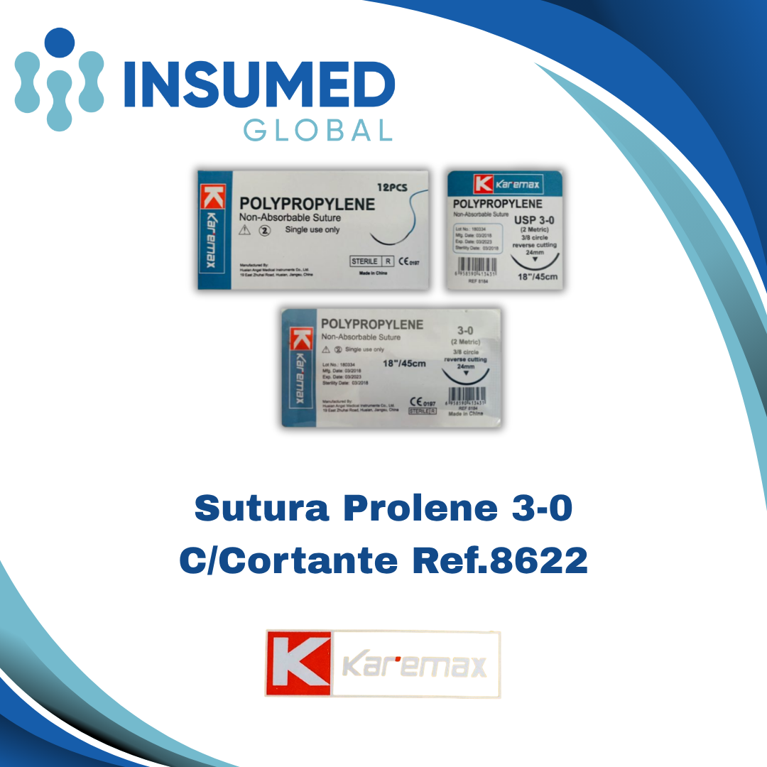 SUTURA PROLENE 3-0 REF 8622 KAREMAX