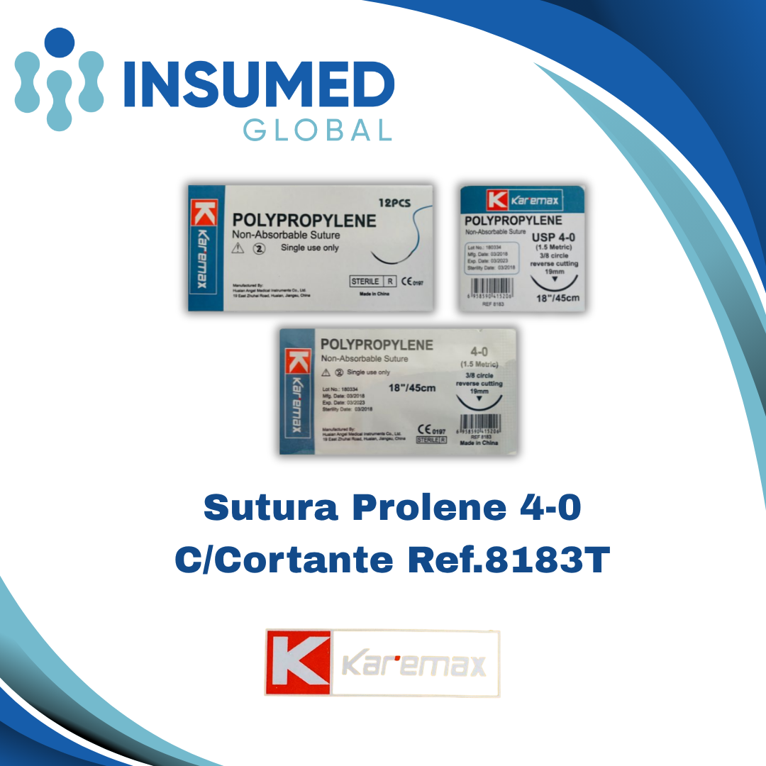 SUTURA PROLENE 4-0 REF 8183T KAREMAX