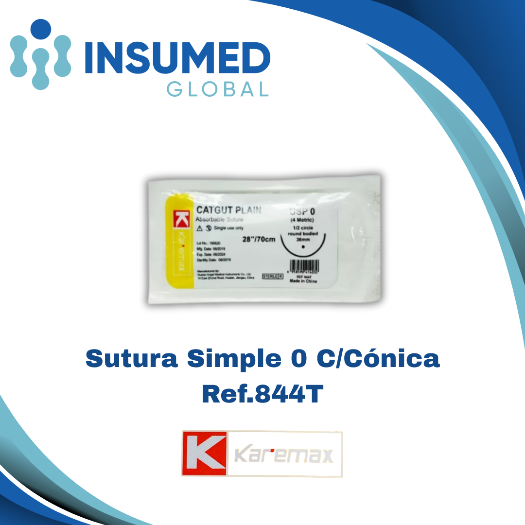 SUTURA SIMPLE 0 REF 844T KAREMAX