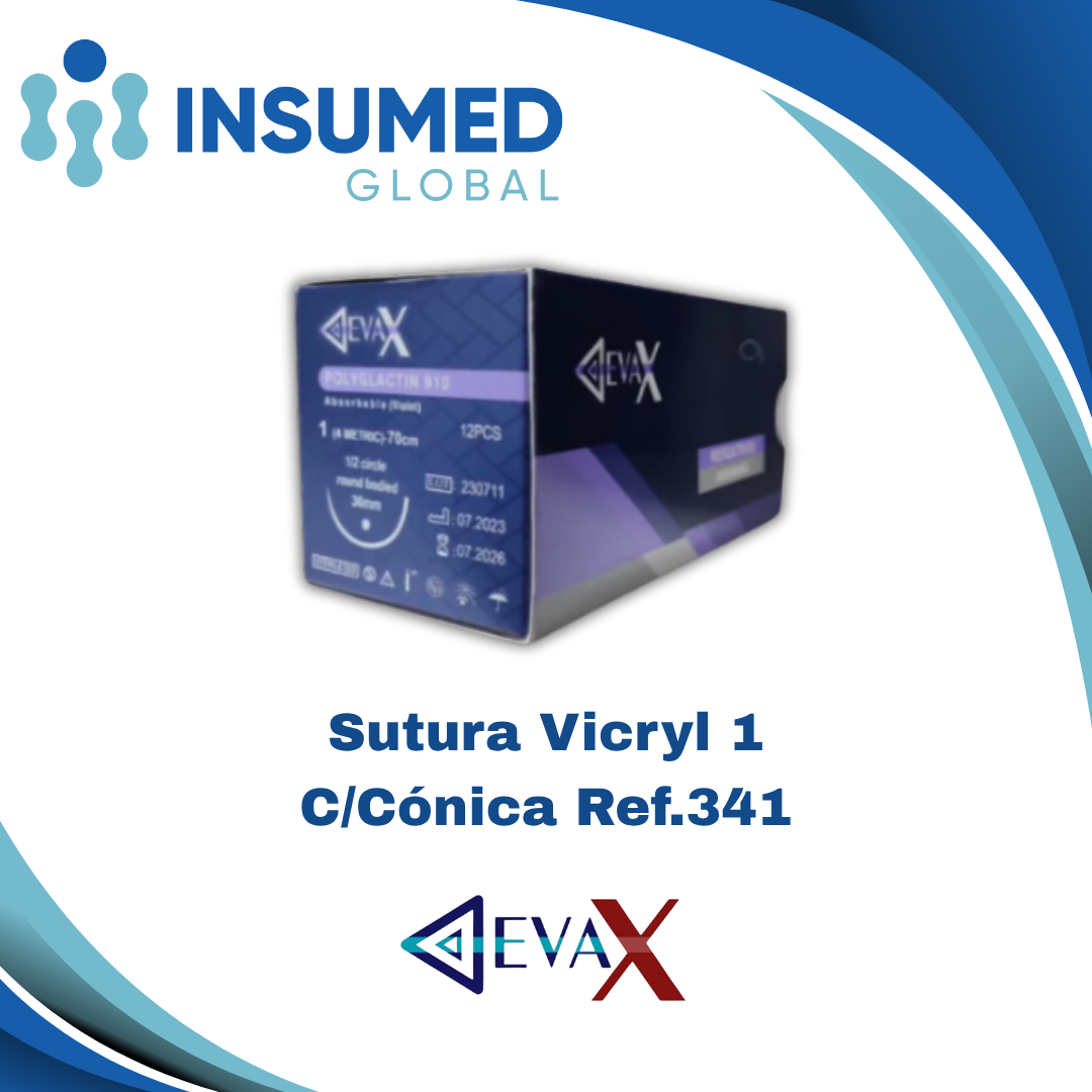 SUTURA VICRYL 1 REF 341 DEVAX