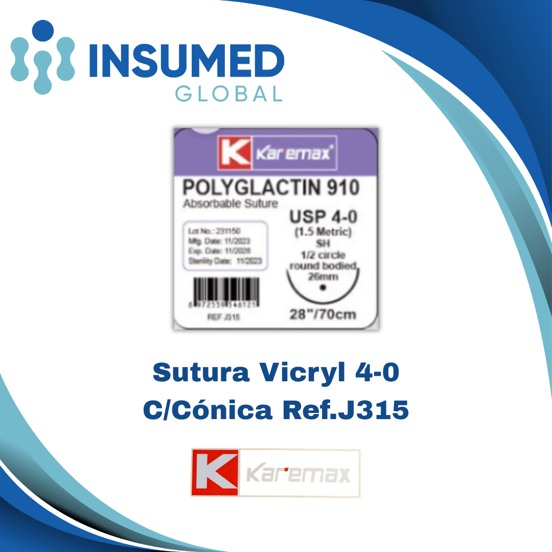SUTURA VICRYL 4-0 REF J315 KAREMAX