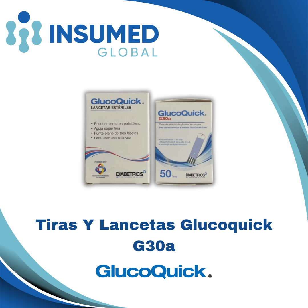 TIRAS Y LANCETAS GLUCOQUICK G30a