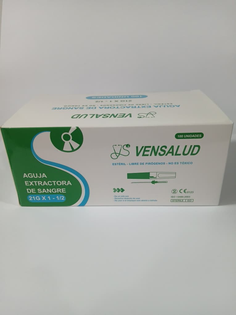 AGUJA VACUTAINER 21G X 1 1/2