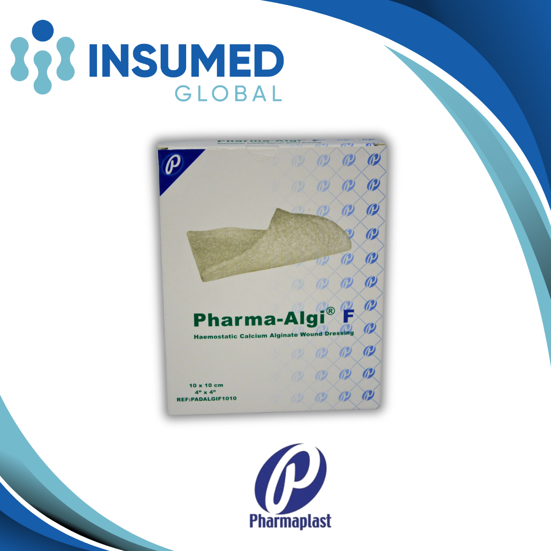 APOSITO PHARMA ALGI F AG 10cm X 10cm CALCIO HEMOSTATICO ANTIMICROBIANO