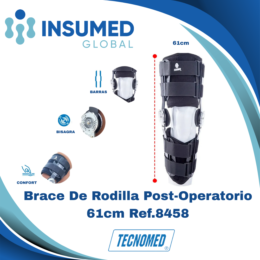 BRACE DE RODILLA POST-OPERATORIO 61CM T/U (8458)